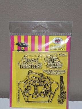 Enjoy Every Cuddle Bear Photopolymer Stamps